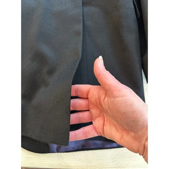 Jack Victor Exclusive Collection 48XL 100% Cashmere Black‎ Sport Coat Blazer